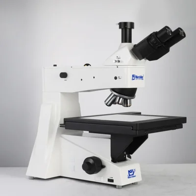 inverted metallurgical microscope large stage design for industrial inspection
