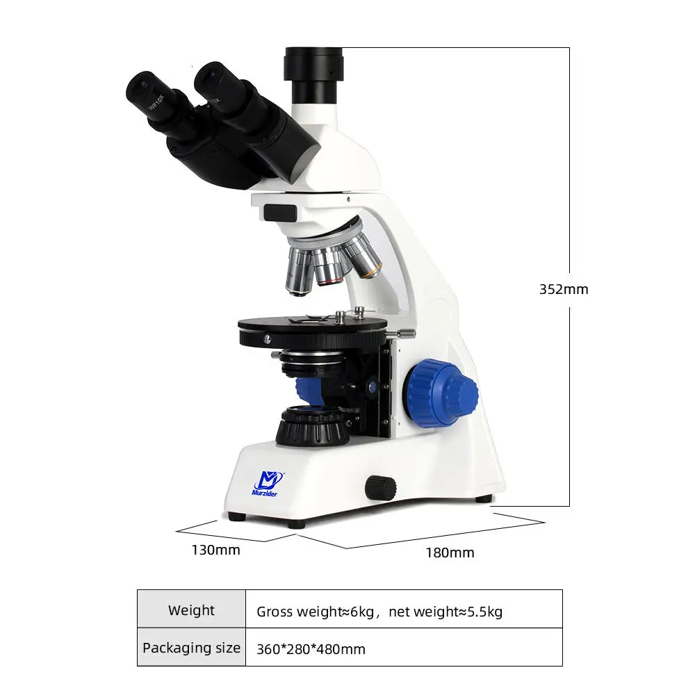 360 Degree Microscope MSD1125BP dimensions and structure diagram 40-1000X