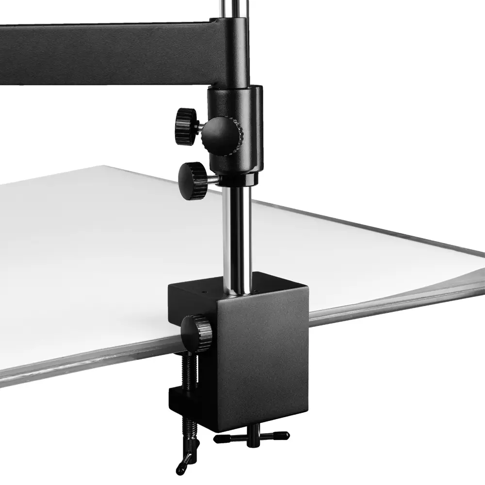 360 degree swing arm clamp stand of Murzider MSD205 stereo microscope for flexible positioning