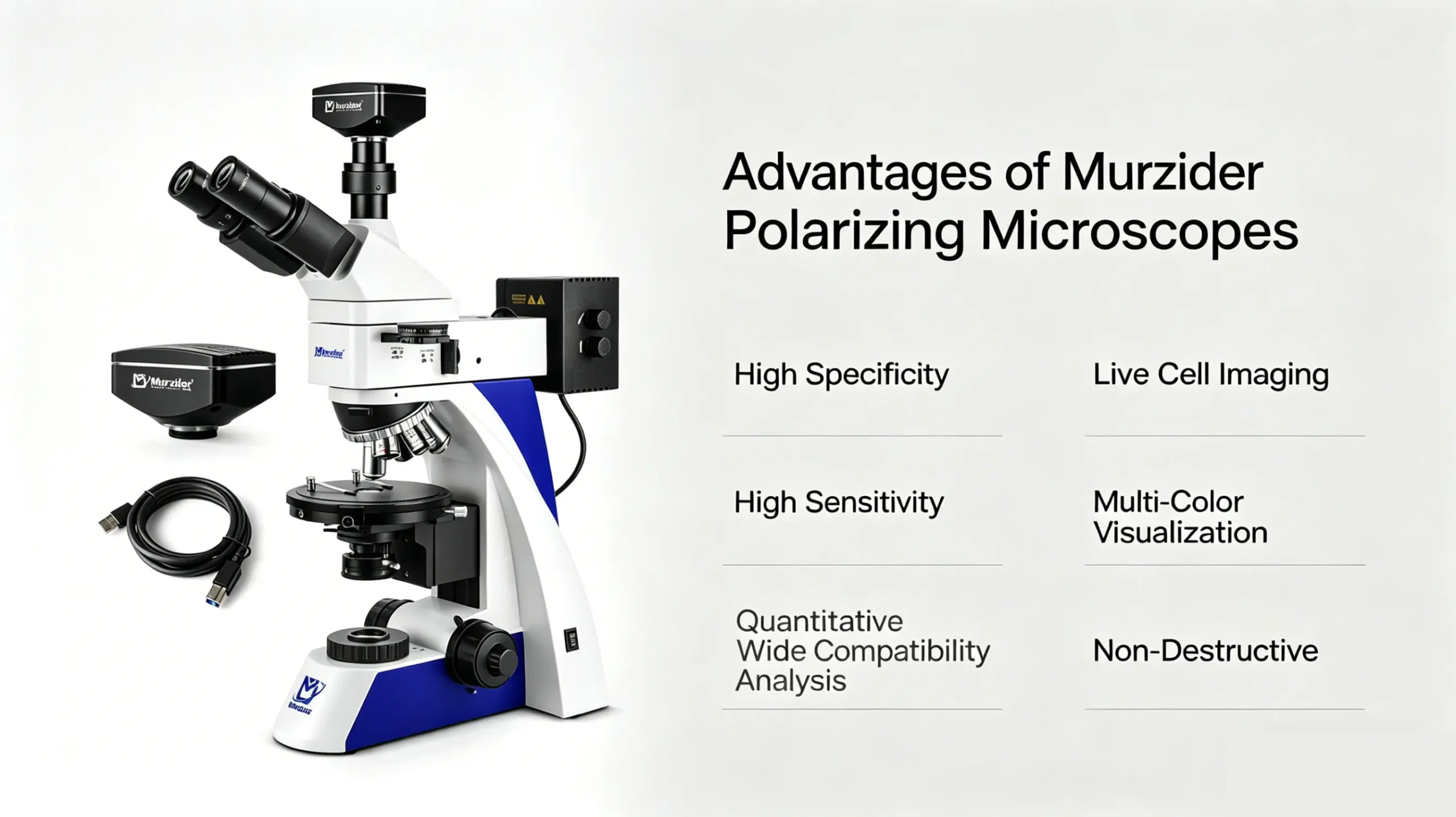 Advantages of Murzider polarizing microscope for precise lab and materials analysis