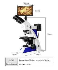 MSD-S280-1000 fiber inspection microscope dimensions and product structure