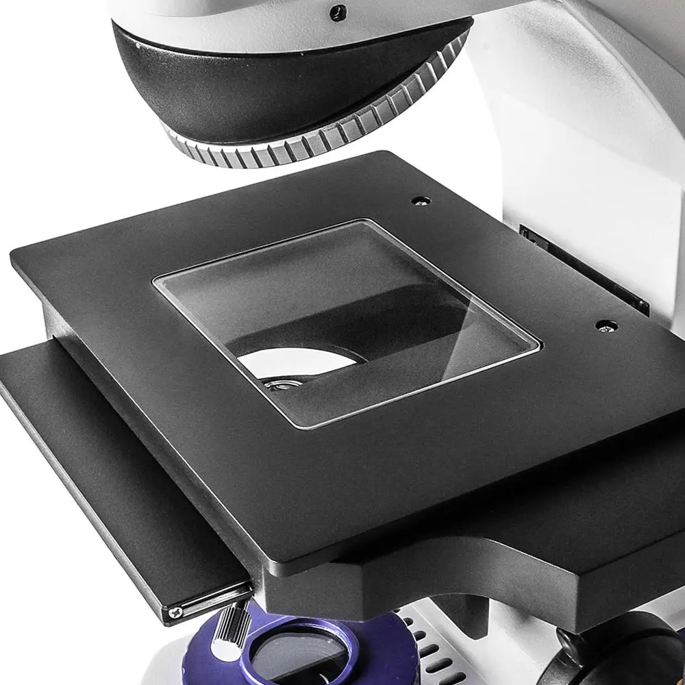 Objective lens detail of screen metallurgical microscope