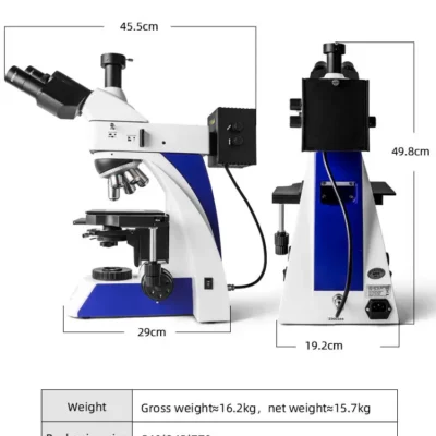 msd-s280-metallurgical-microscope-dimensions Dimensions of MSD-S280 portable metallurgical microscope
