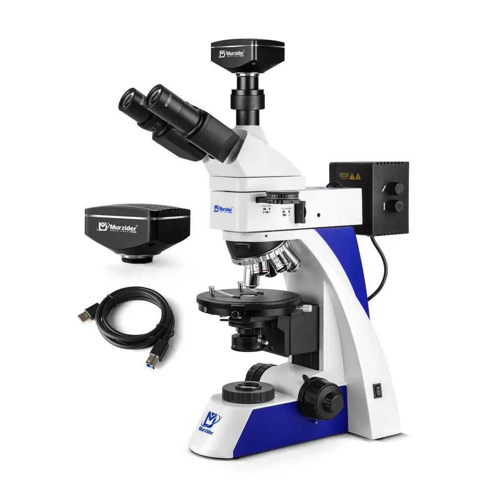 MSD-S690 trinocular polarizing microscope with 2000W camera