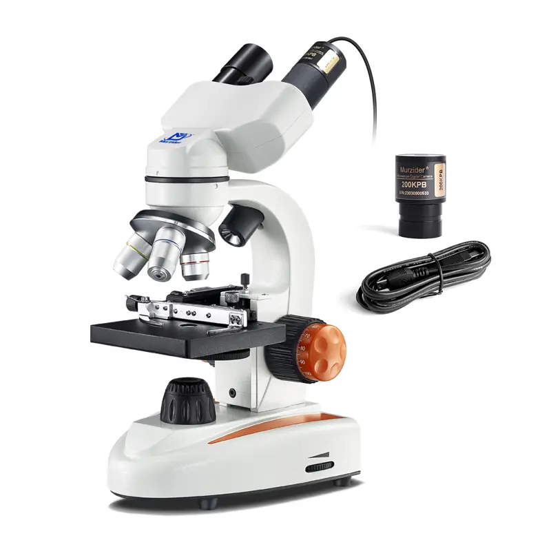 Educational biological microscope with 2MP camera