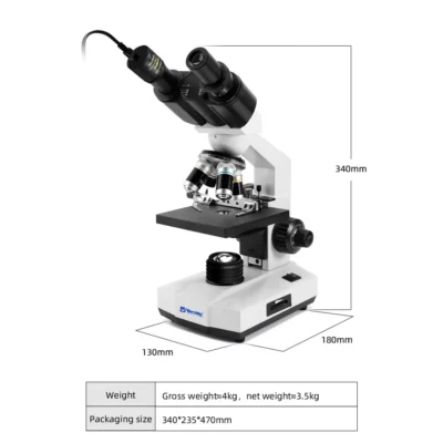 Murzider MSD100-9-B-200 Student Observation Microscope with 2MP Eyepiece Camera