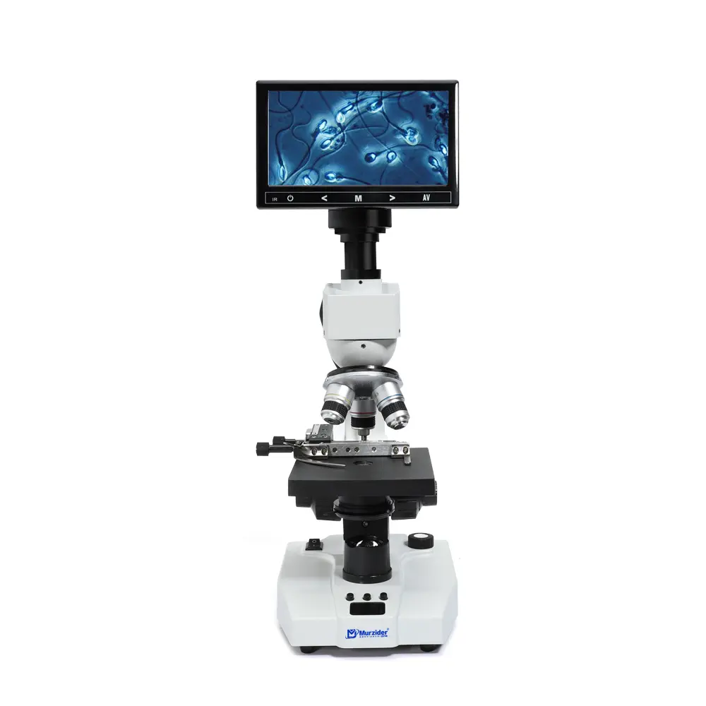 MSD101-H-9C heating microscope with HD display front view
