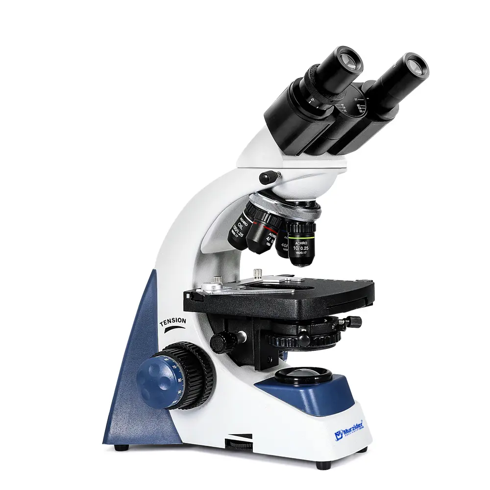 MSD105-B binocular biological microscope front view