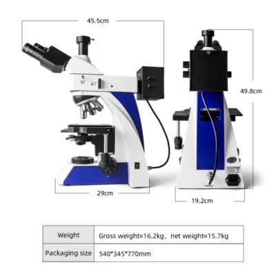 msd280-metallographic-analysis-microscope-dimensions Metallographic analysis microscope dimension and structure diagram