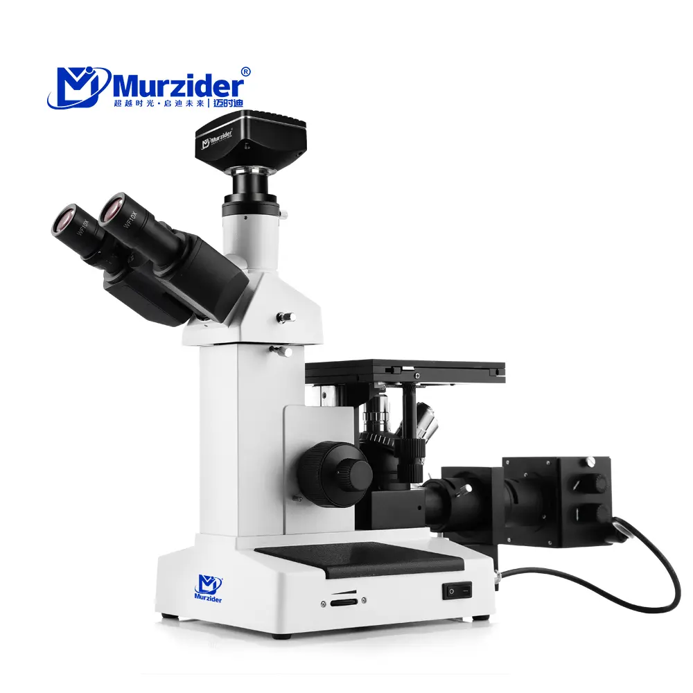 Inverted material research microscope with 20MP camera