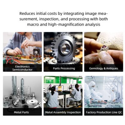 4K measuring microscope for industrial inspection and precision analysis