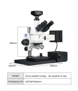 MSD4150-2000 column metallurgical microscope dimensions and adjustable structure
