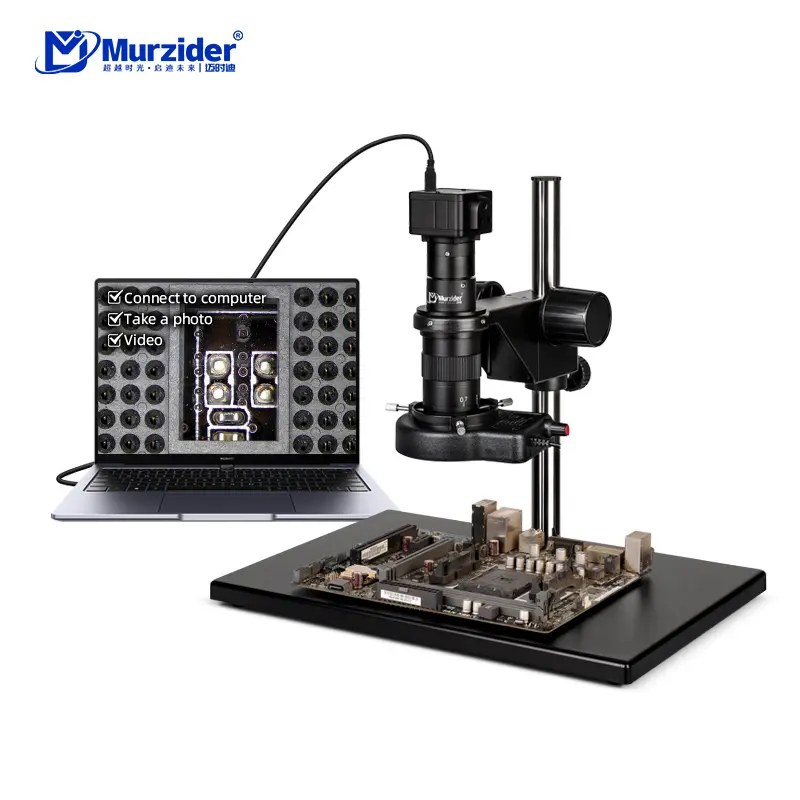5MP-10MP industrial workpiece inspection microscope for precision inspection