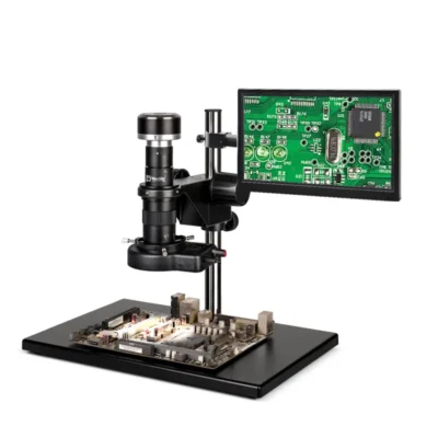 msd417-round-camera-11-6-horizontal-screen Industrial workpiece inspection microscope with round camera and 11.6 inch display