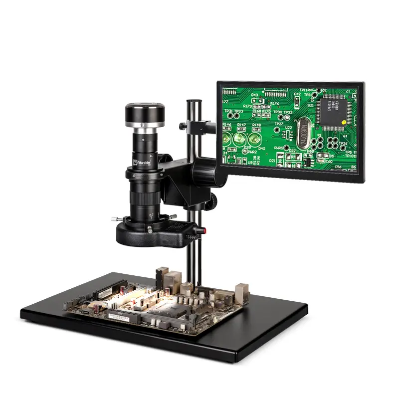 msd417-round-camera-11-6-horizontal-screen Industrial workpiece inspection microscope with round camera and 11.6 inch display