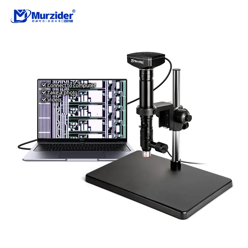 MSD420 industrial component inspection microscope with 10MP camera