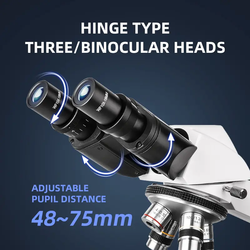 MSD4200 binocular optical head detail