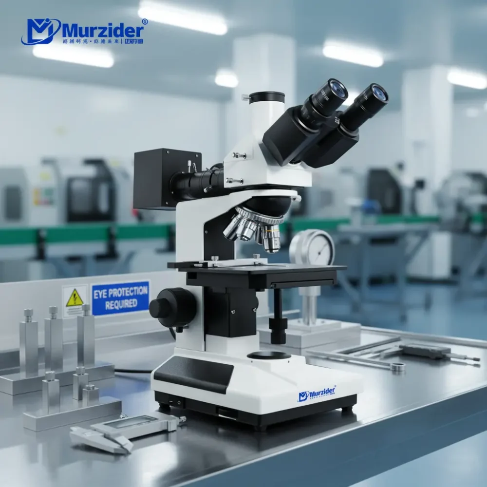 msd4300-polarizing-analysis-system-sample-view Sample observation image from MSD4300 polarizing analysis system for mineral and metal study