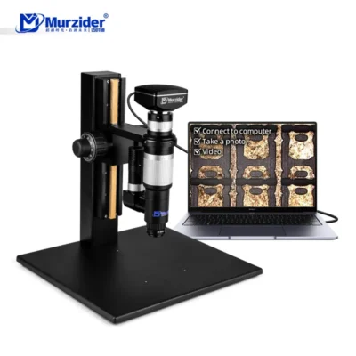 Industrial electronics inspection microscope with 10MP camera