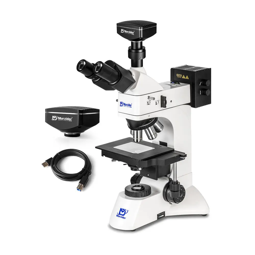 MSD4666-2000 infinity metallurgical microscope with 20MP camera