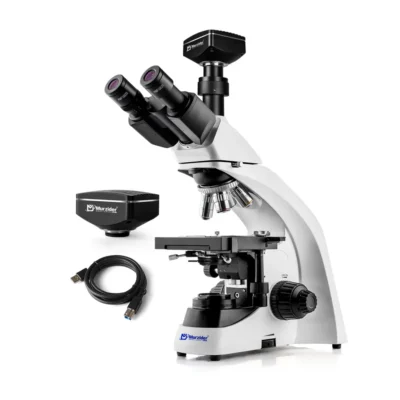 msd501-1000-10mp-microscope-main-1 MSD501-1000 trinocular 10MP microscope front view
