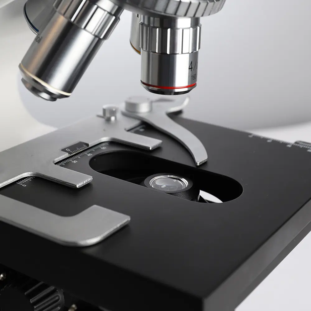 MSD501 microscope focus and stage detail view