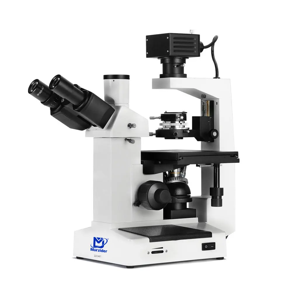 MSD502 trinocular inverted phase microscope 100X-400X