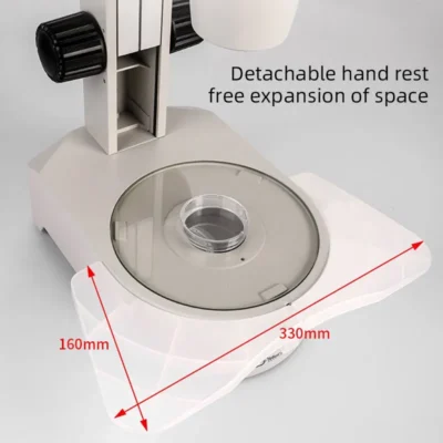 msd516-fluorescence-microscope-detail-size Detailed structural dimensions of MSD516 fluorescence microscope