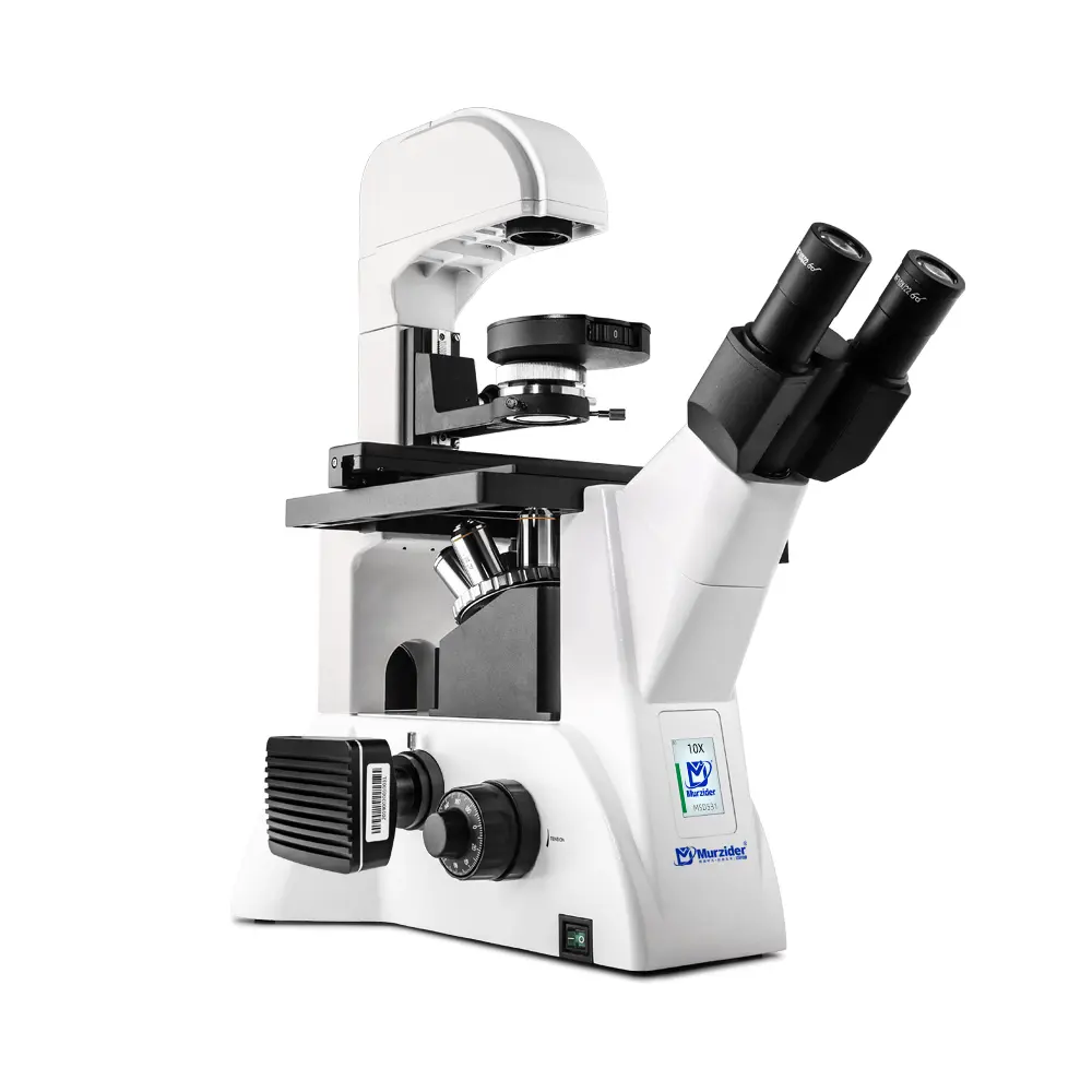 Murzider MSD531-2000 Inverted Phase Contrast Microscope with 20MP Camera