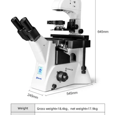 msd531-phase-contrast-microscope-dimensions MSD531 inverted phase contrast microscope dimensions and structure overview