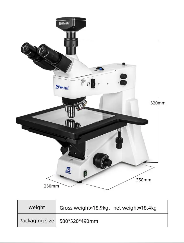 msd5330-2000-inverted-metallurgical-microscope-dimensions MSD5330-2000 inverted metallurgical microscope dimensions and platform structure