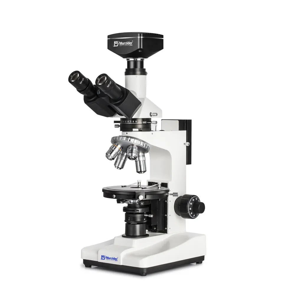 Research-grade trinocular polarizing microscope MSD6750-1000 with 10MP camera