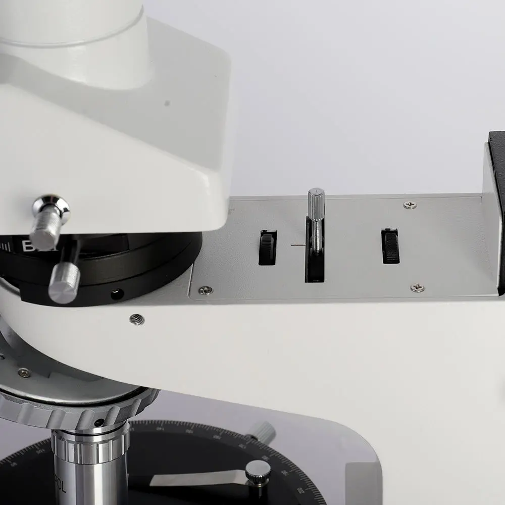 msd6750-brightness-adjustment-control-detail Adjustable brightness control detail polarizing microscope MSD6750