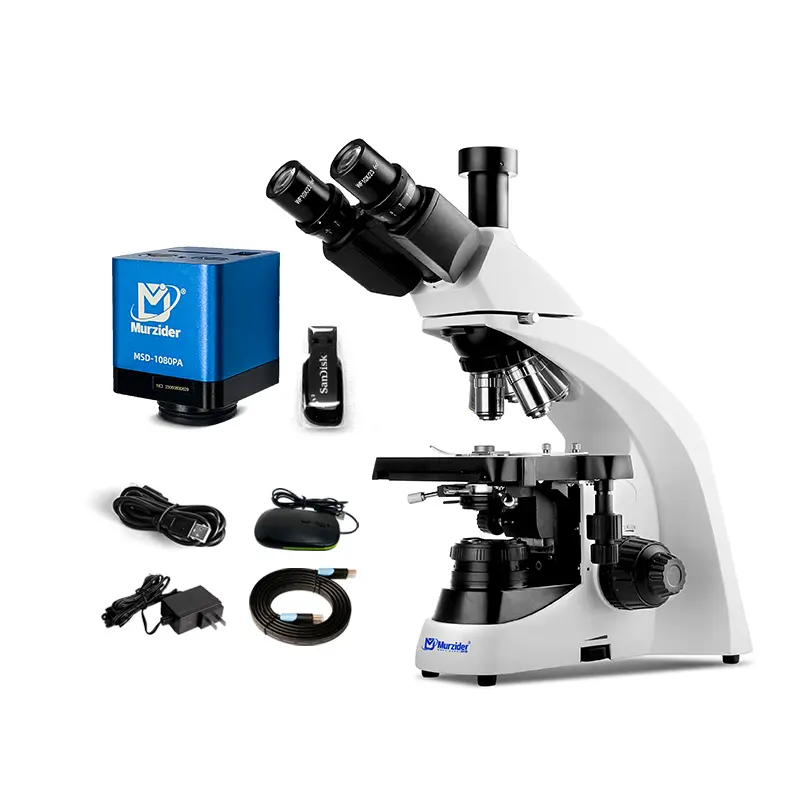 MSD701-T microscope with 1080P HD camera front view