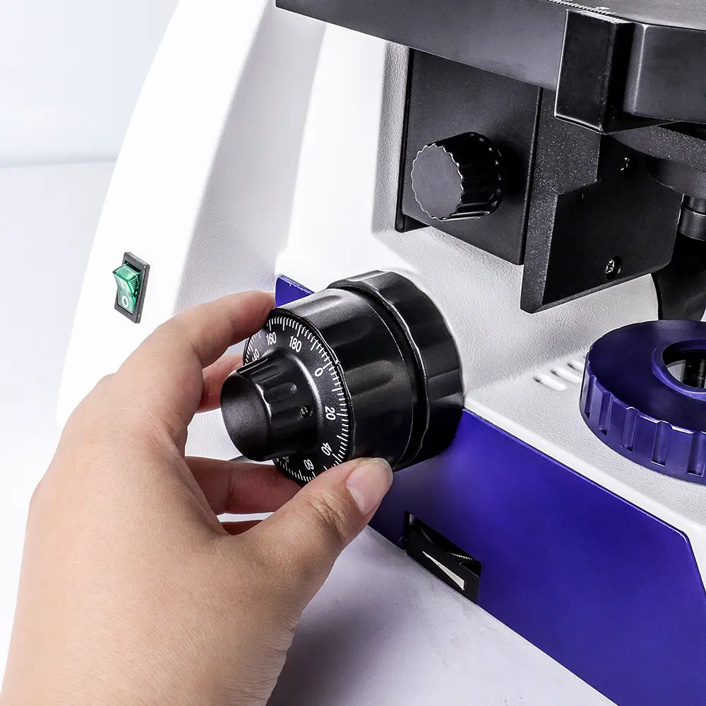 Focus adjustment system of MSD750-T trinocular microscope