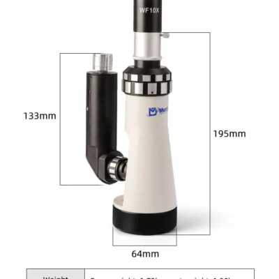 MSD9191 portable metallographic microscope with 360 degree adjustment