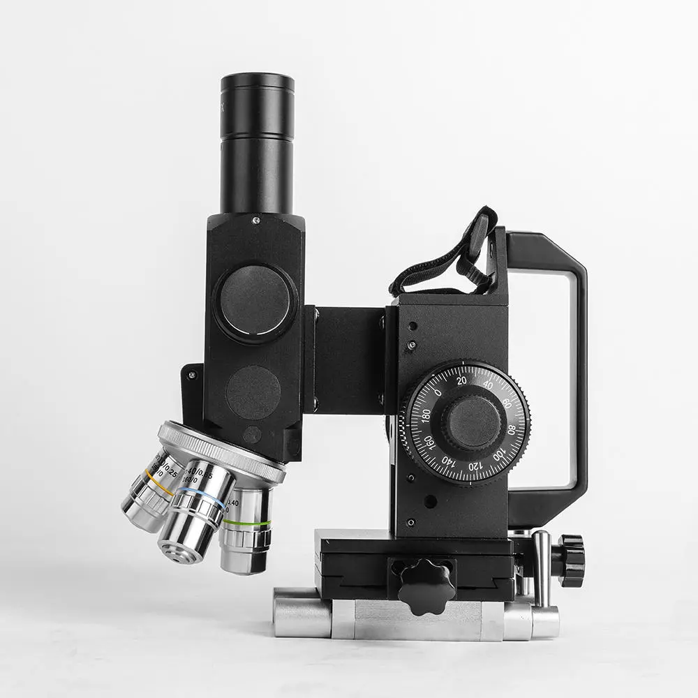 msd9198-630-portable-field-metallographic-microscope-front Front view of portable field metallographic microscope for metal surface analysis