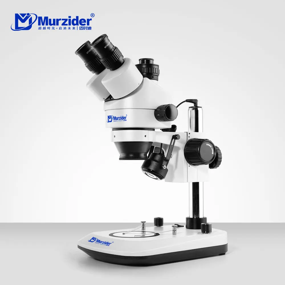 Murzider MSD202-T-B8 trinocular stereo microscope with LED illumination