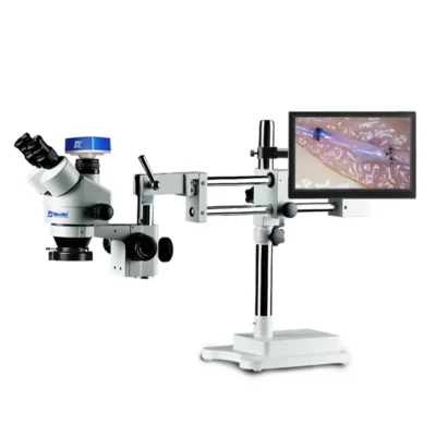 murzider-msd204-4k-11-6c-anatomy-stereo-microscope Murzider MSD204-4K-11.6C stereo microscope with 4K camera and 11.6 inch hanging display for anatomy observation
