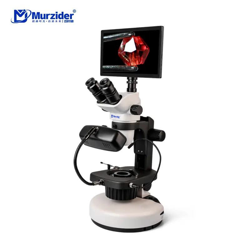 Murzider MSD210-11.6YT jewelry monitor microscope with 11.6 inch display for gemstone and diamond inspection