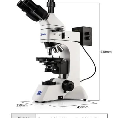 MSD460-1000 polarizing microscope dimensions and structure