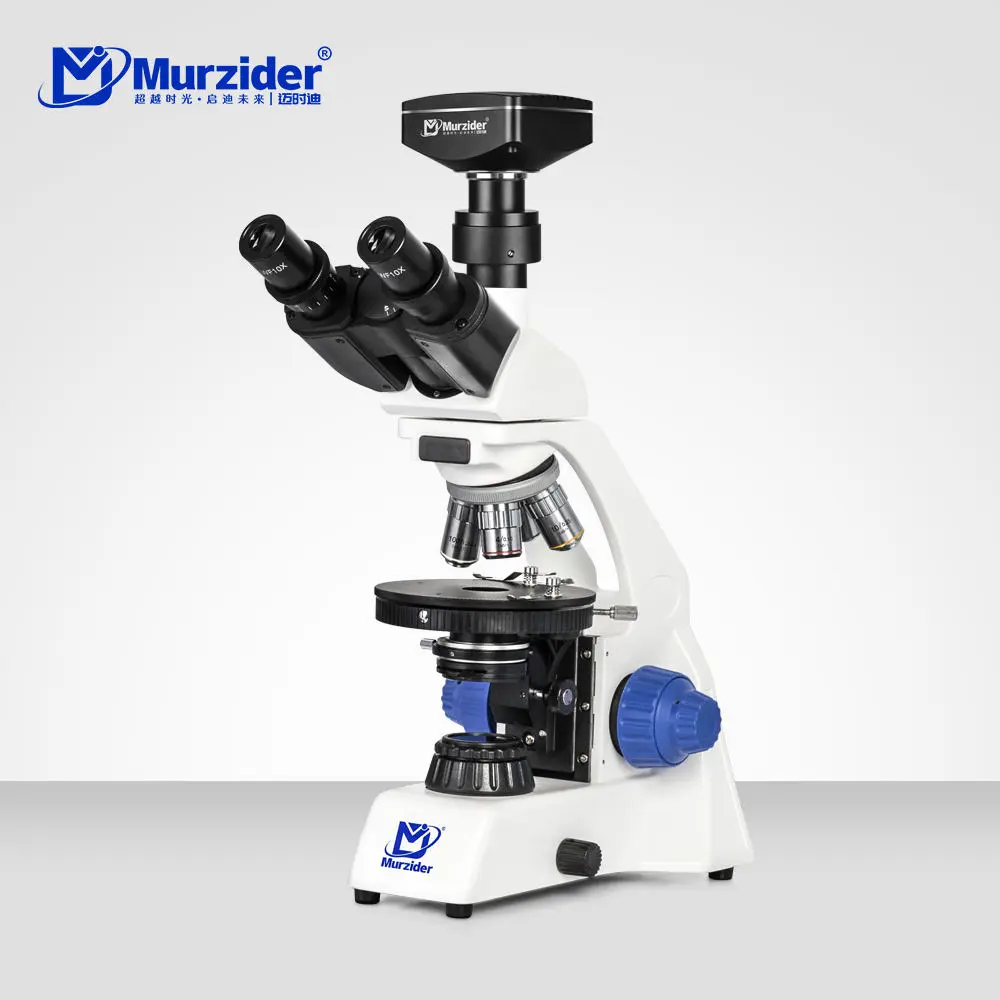 Transmitted light microscope MSD1125BP-1000 with 10MP camera front view