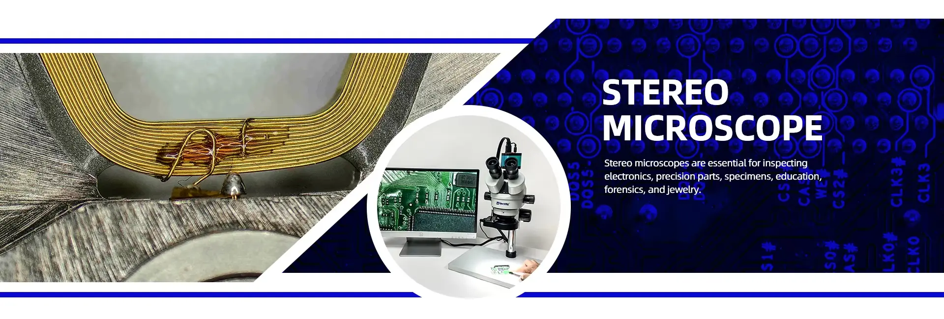 stero microscope banner
